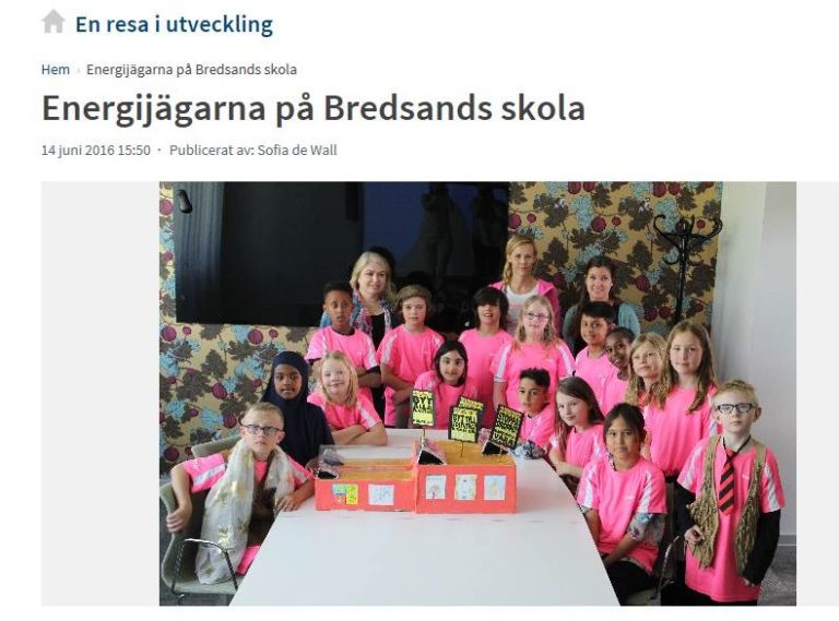 Elever letar energitjuvar i skolans lokaler Elever letar energitjuvar i skolans lokaler