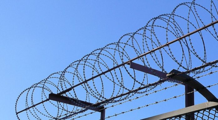 Elever ritar teckningar till intagna i ett fängelse